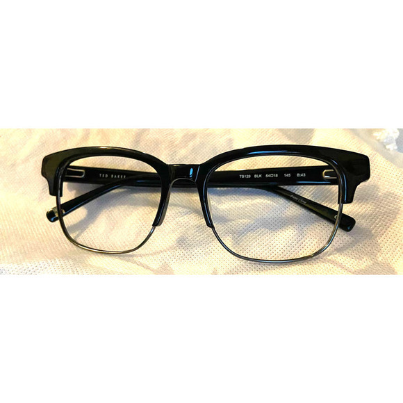 Ted Baker 54mm Black square sunglasses frames only main image 4